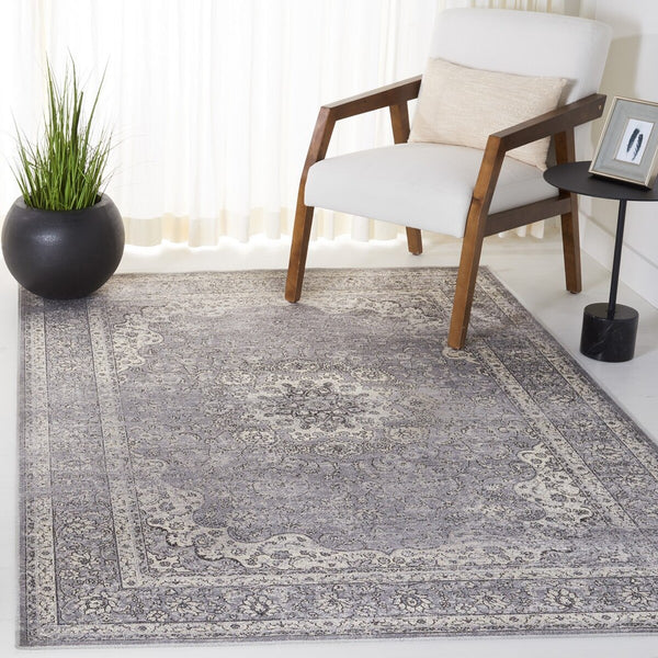 Safavieh Atlas 972 Power Loomed 52% Viscose/31% Polyester/17% Cotton Transitional Rug ATL972F-34