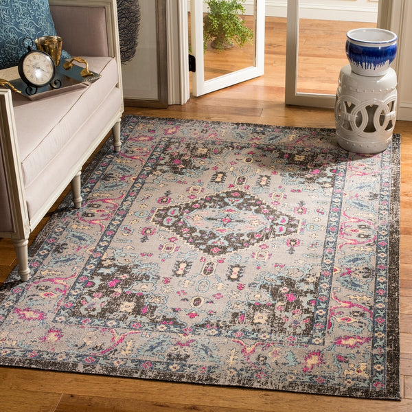 Safavieh Artisan 512 Power Loomed 40% Polypropylene 27% Jute 20% Cotton 13% Polycotton Rug ATN512S-3