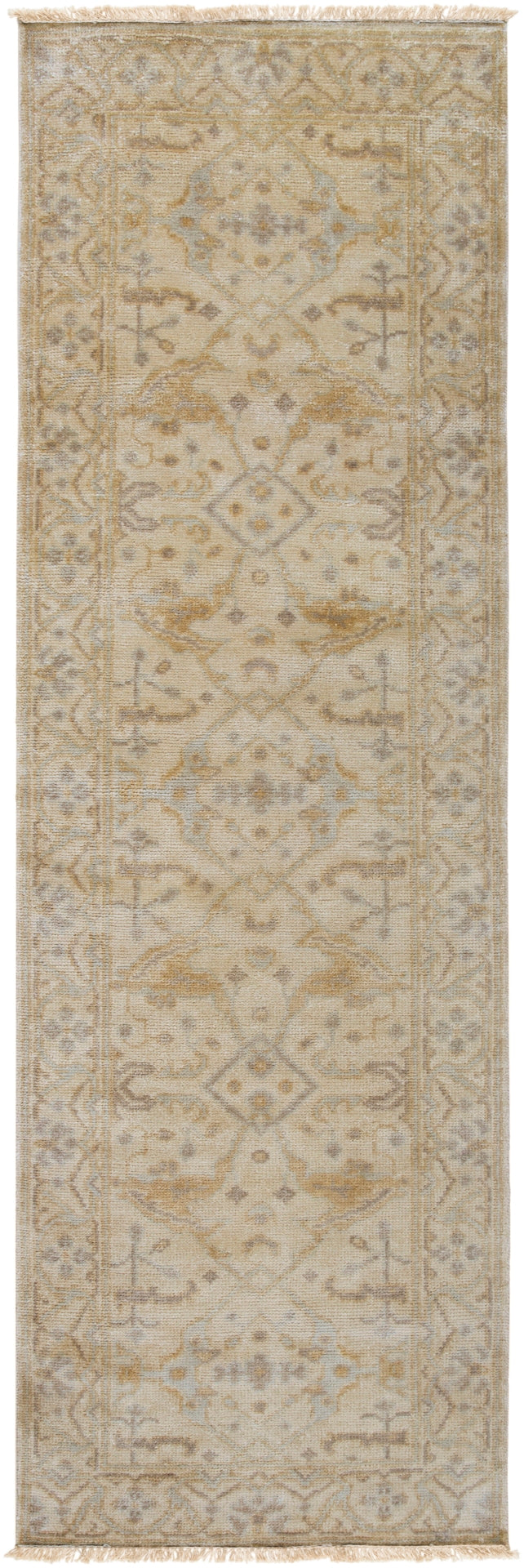 Antique ATQ-1000 Traditional NZ Wool Rug ATQ1000-913 Sage, Khaki, Medium Gray 100% NZ Wool 9' x 13'