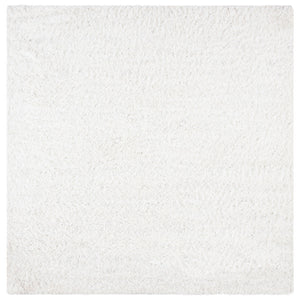 August Shag 200  Shag/Flokati Power Loomed Polypropylene Rug White
