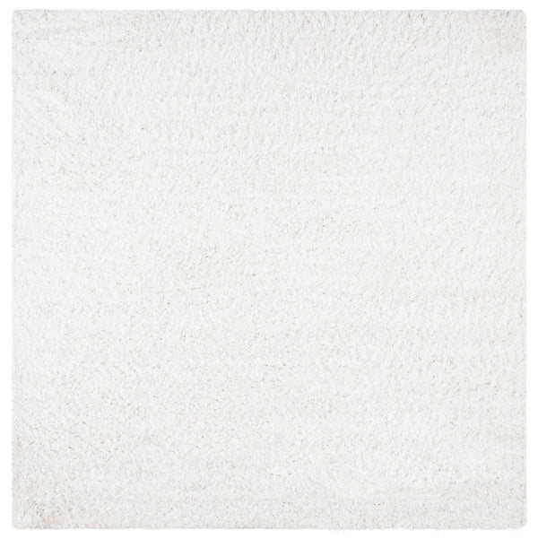 August Shag 200  Shag/Flokati Power Loomed Polypropylene Rug White