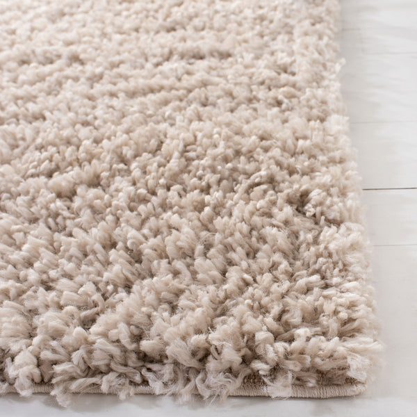 August Shag 200  Shag/Flokati Power Loomed Polypropylene Rug Beige
