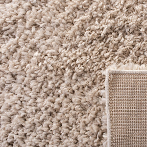 August Shag 200  Shag/Flokati Power Loomed Polypropylene Rug Beige