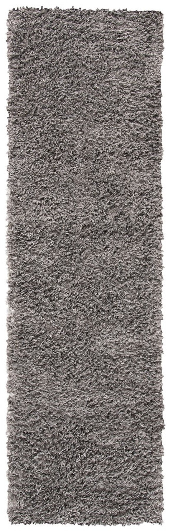 August Shag 200  Shag/Flokati Power Loomed Polypropylene Rug Grey