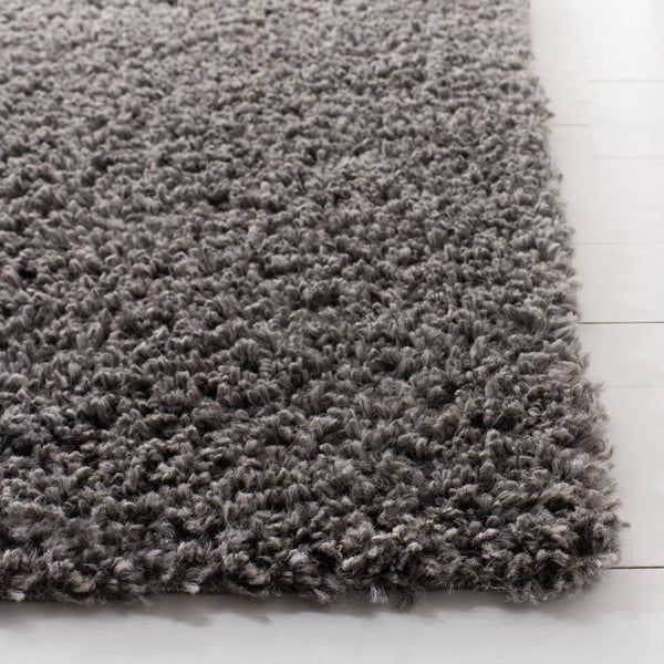 August Shag 200  Shag/Flokati Power Loomed Polypropylene Rug Grey