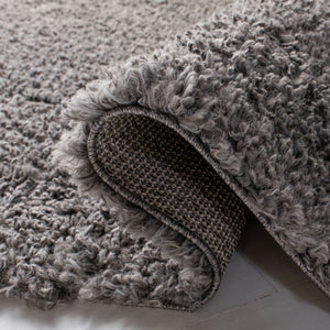 August Shag 200  Shag/Flokati Power Loomed Polypropylene Rug Grey