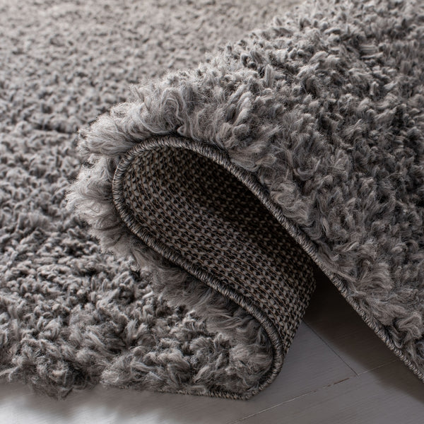 August Shag 200  Shag/Flokati Power Loomed Polypropylene Rug Grey