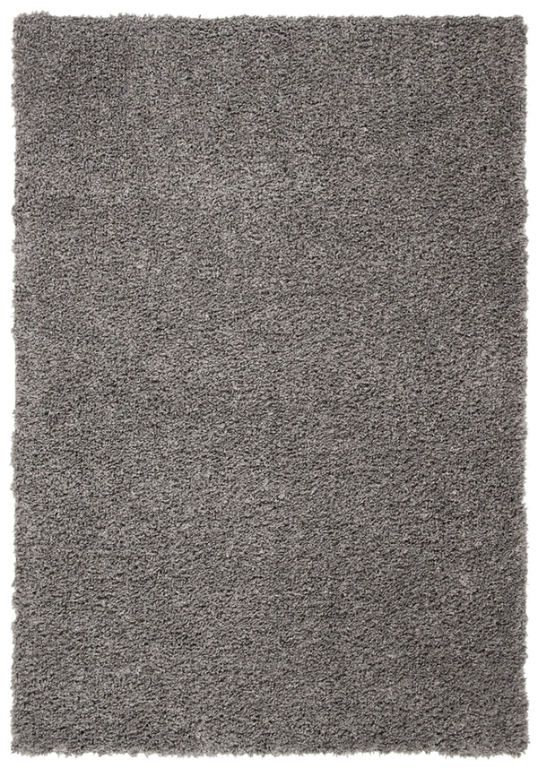 August Shag 200  Shag/Flokati Power Loomed Polypropylene Rug Grey