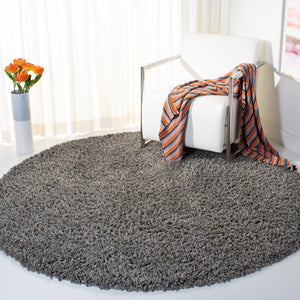 August Shag 200  Shag/Flokati Power Loomed Polypropylene Rug Grey