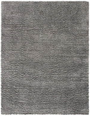 August Shag 200  Shag/Flokati Power Loomed Polypropylene Rug Grey