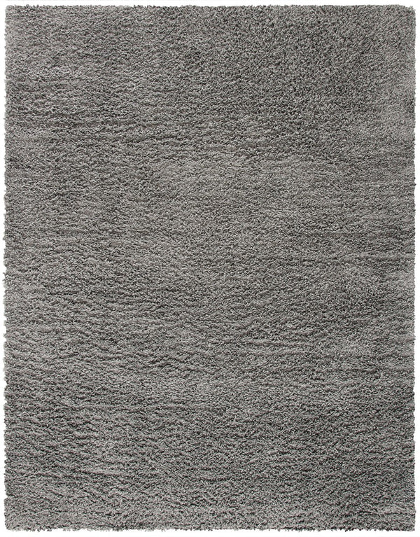 August Shag 200  Shag/Flokati Power Loomed Polypropylene Rug Grey