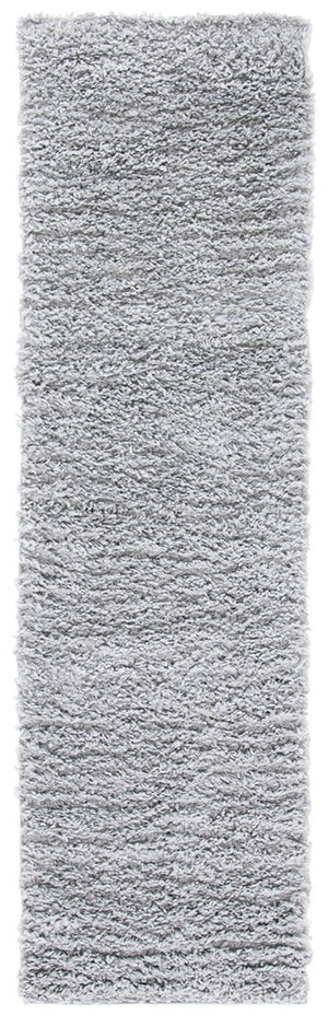 August Shag 200  Shag/Flokati Power Loomed Polypropylene Rug Silver