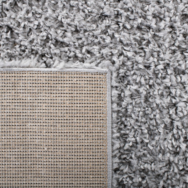 August Shag 200  Shag/Flokati Power Loomed Polypropylene Rug Silver