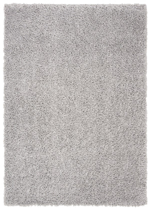 August Shag 200  Shag/Flokati Power Loomed Polypropylene Rug Silver