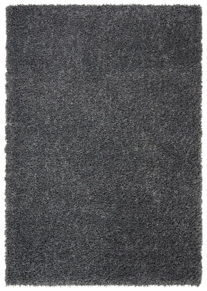 August Shag 200  Shag/Flokati Power Loomed Polypropylene Rug Charcoal