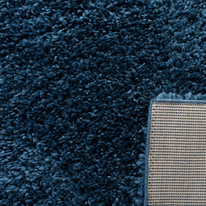 August Shag 200  Shag/Flokati Power Loomed Polypropylene Rug Navy