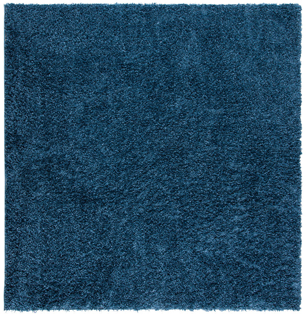 August Shag 200  Shag/Flokati Power Loomed Polypropylene Rug Navy