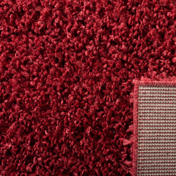 August Shag 200  Shag/Flokati Power Loomed Polypropylene Rug Red