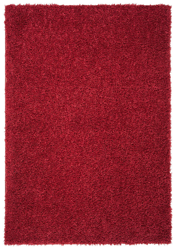 August Shag 200  Shag/Flokati Power Loomed Polypropylene Rug Red