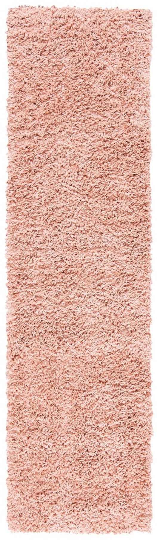August Shag 200  Shag/Flokati Power Loomed Polypropylene Rug Rose