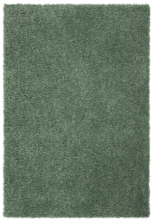 August Shag 200  Shag/Flokati Power Loomed Polypropylene Rug Green