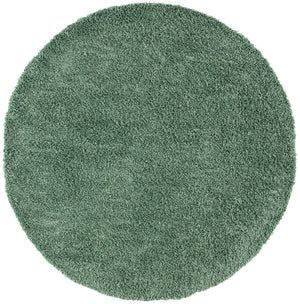 August Shag 200  Shag/Flokati Power Loomed Polypropylene Rug Green