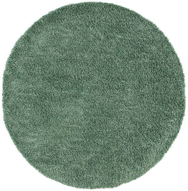 August Shag 200  Shag/Flokati Power Loomed Polypropylene Rug Green