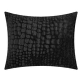 Alligator Black Queen 3pc Comforter Set