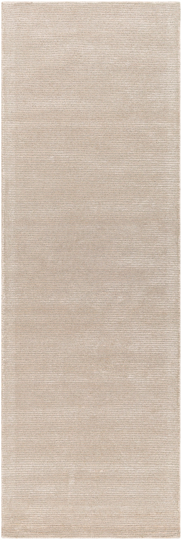 Austin AUS-2301 Modern NZ Wool, Viscose Rug AUS2301-268 Light Gray 50% NZ Wool, 50% Viscose 2'6" x 8'