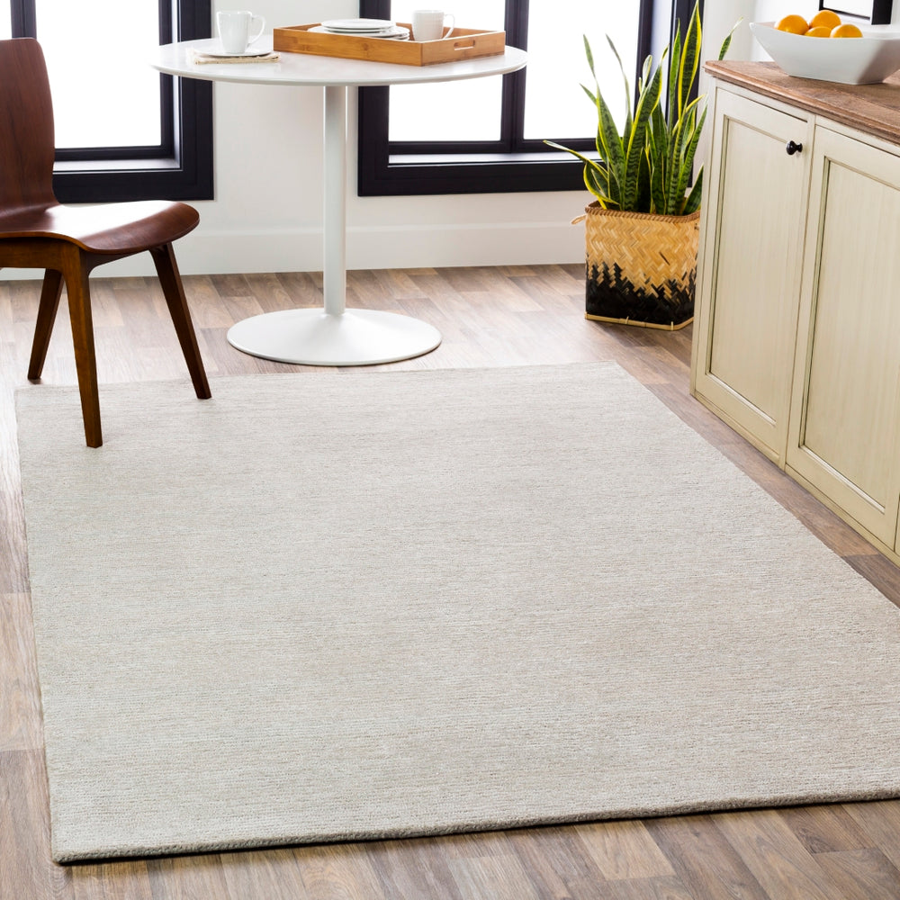 Austin AUS-2301 Modern NZ Wool, Viscose Rug AUS2301-912 Light Gray 50% NZ Wool, 50% Viscose 9' x 12'