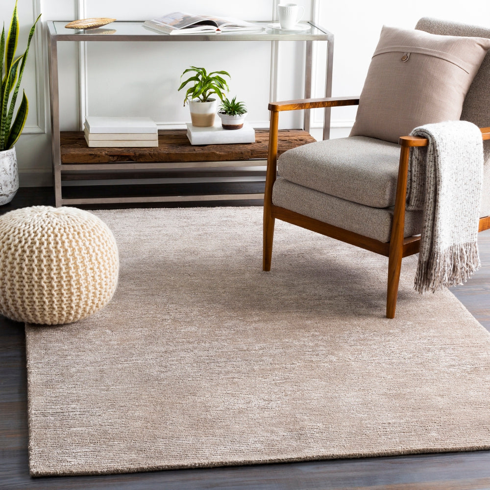 Austin AUS-2304 Modern NZ Wool, Viscose Rug AUS2304-912 Taupe, Camel 50% NZ Wool, 50% Viscose 9' x 12'