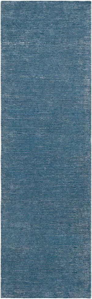 Austin AUS-2306 Modern NZ Wool, Viscose Rug AUS2306-268 Navy, Denim 50% NZ Wool, 50% Viscose 2'6" x 8'