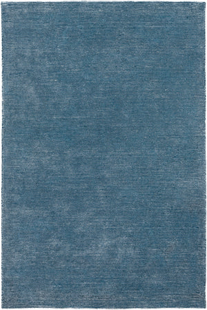 Austin AUS-2306 Modern NZ Wool, Viscose Rug AUS2306-576 Navy, Denim 50% NZ Wool, 50% Viscose 5' x 7'6"