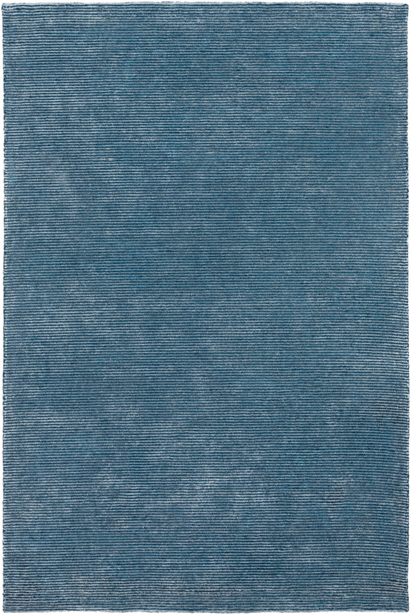 Austin AUS-2306 Modern NZ Wool, Viscose Rug AUS2306-576 Navy, Denim 50% NZ Wool, 50% Viscose 5' x 7'6"