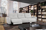 Divani Casa Austria - Modern Grey Fabric Sofa w/ Electric Recliners