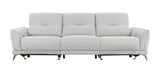 VIG Furniture Divani Casa Austria - Modern Grey Fabric Sofa w/ Electric Recliners VGKNE9178-GRYS-4S
