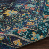 Nourison Passionate PST01 Bohemian Machine Made Power-loomed Indoor Area Rug Navy 8'9" x 11'9" 99446454485