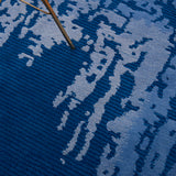 Nourison Symmetry SMM02 Artistic Handmade Tufted Indoor Area Rug Navy Blue 5'3" x 7'9" 99446495358