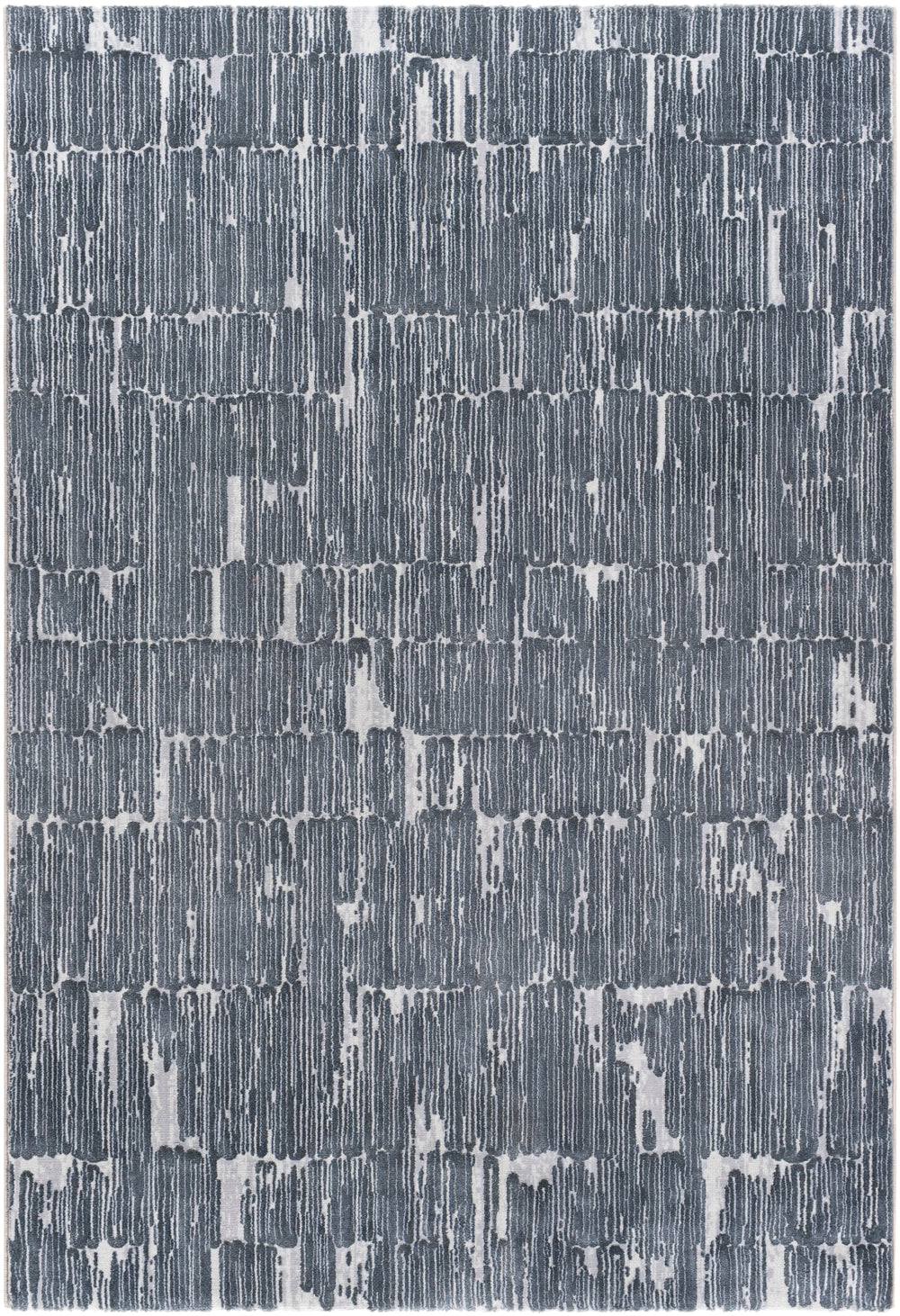 Avshar AVH-2302 Modern Polyester, Polypropylene Rug AVH2302-91210 Medium Gray, Light Gray, Cream 70% Polyester, 30% Polypropylene 9' x 12'10"