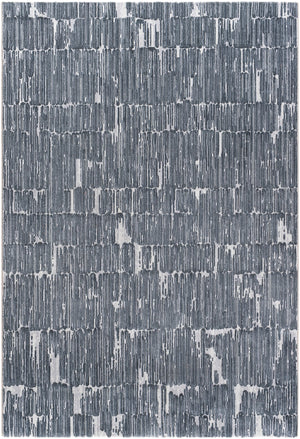 Avshar AVH-2302 Modern Polyester, Polypropylene Rug AVH2302-91210 Medium Gray, Light Gray, Cream 70% Polyester, 30% Polypropylene 9' x 12'10"