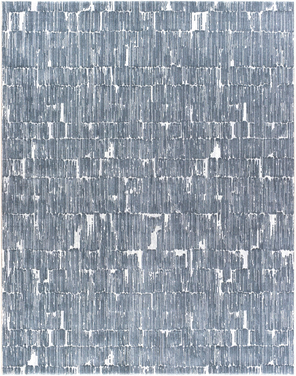 Avshar AVH-2302 Modern Polyester, Polypropylene Rug AVH2302-71010 Medium Gray, Light Gray, Cream 70% Polyester, 30% Polypropylene 7'10" x 10'