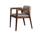 VIG Furniture Modrest Avrum - Modern Dark Grey Eco-Leather Dining Chair (Set of 2) VGTSID-GREY-DC