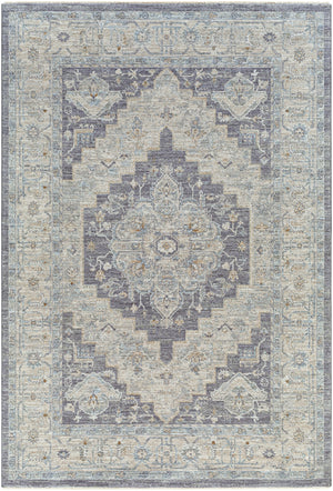 Avant Garde AVT-2300 Traditional Polyester, Polypropylene Rug AVT2300-575 Medium Gray, Charcoal, Light Gray, Beige, Tan, Camel, Denim 90% Polyester, 10% Polypropylene 5' x 7'5"