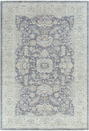 Avant Garde AVT-2303 Traditional Polyester, Polypropylene Rug AVT2303-575 Medium Gray, Charcoal, Light Gray, Beige, Tan, Camel, Denim 90% Polyester, 10% Polypropylene 5' x 7'5"