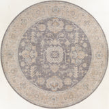 Avant Garde AVT-2303 Traditional Polyester, Polypropylene Rug AVT2303-710RD Medium Gray, Charcoal, Light Gray, Beige, Tan, Camel, Denim 90% Polyester, 10% Polypropylene 7'10" Round