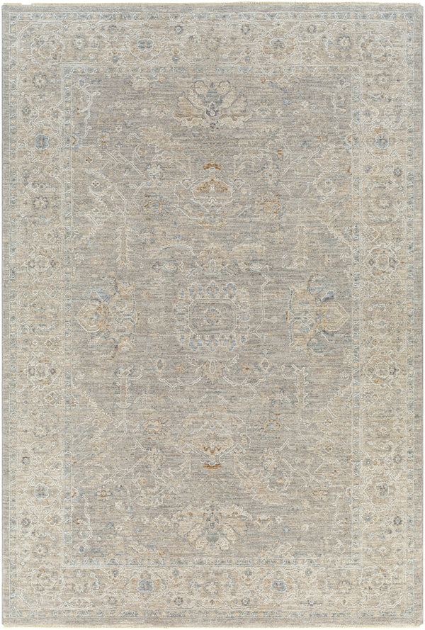 Avant Garde AVT-2304 Traditional Polyester, Polypropylene Rug AVT2304-710RD Light Gray, Medium Gray, Charcoal, Beige, Tan, Denim, Camel 90% Polyester, 10% Polypropylene 7'10" Round
