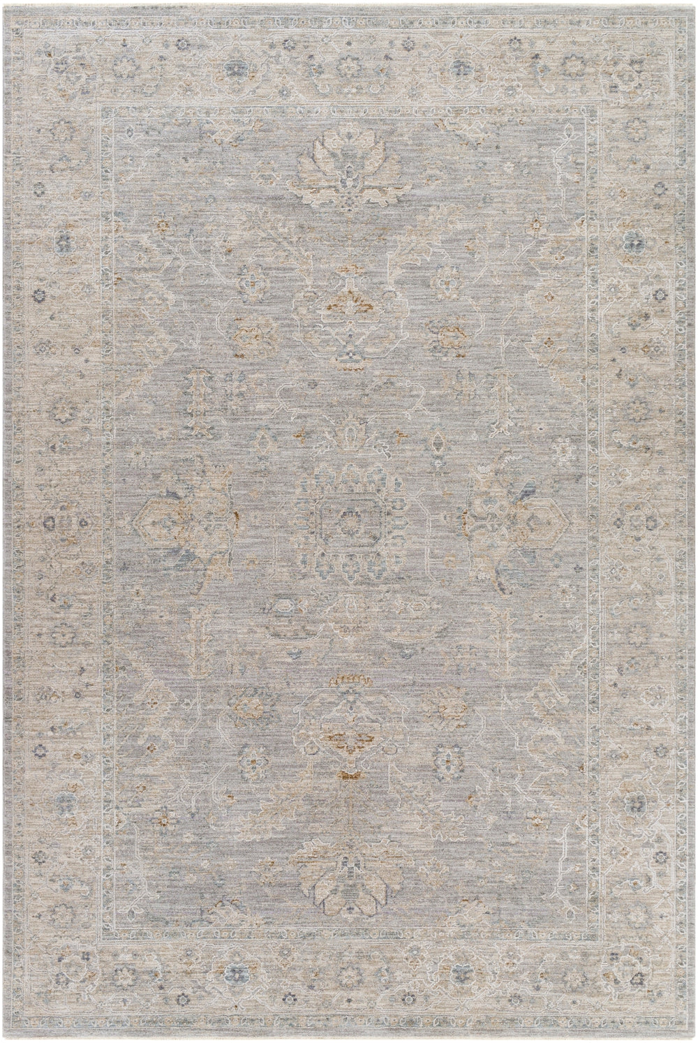 Avant Garde AVT-2304 Traditional Polyester, Polypropylene Rug AVT2304-9122 Light Gray, Medium Gray, Charcoal, Beige, Tan, Denim, Camel 90% Polyester, 10% Polypropylene 9' x 12'2"