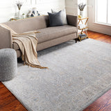 Avant Garde AVT-2304 Traditional Polyester, Polypropylene Rug AVT2304-9122 Light Gray, Medium Gray, Charcoal, Beige, Tan, Denim, Camel 90% Polyester, 10% Polypropylene 9' x 12'2"