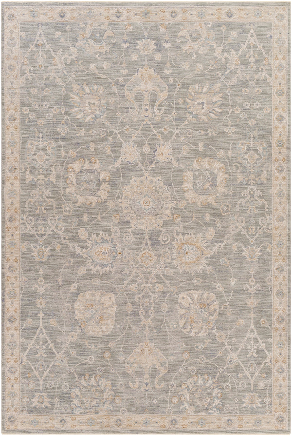 Avant Garde AVT-2305 Traditional Polyester, Polypropylene Rug AVT2305-9122 Medium Gray, Charcoal, Light Gray, Beige, Tan, Camel, Denim 90% Polyester, 10% Polypropylene 9' x 12'2"