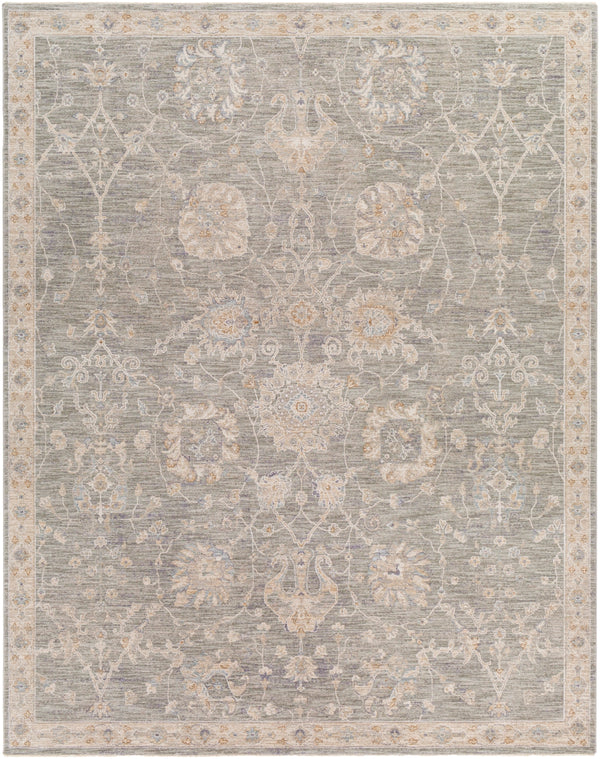 Avant Garde AVT-2305 Traditional Polyester, Polypropylene Rug AVT2305-710103 Medium Gray, Charcoal, Light Gray, Beige, Tan, Camel, Denim 90% Polyester, 10% Polypropylene 7'10" x 10'3"